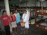 Barnhem i Dili, flickornas sovsal och moder Ignacia