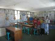 Barnhem i Dili, studierum på andra våningen