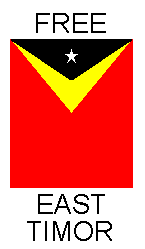 ÖÖsttimors flagga och texten
Free East
Timor